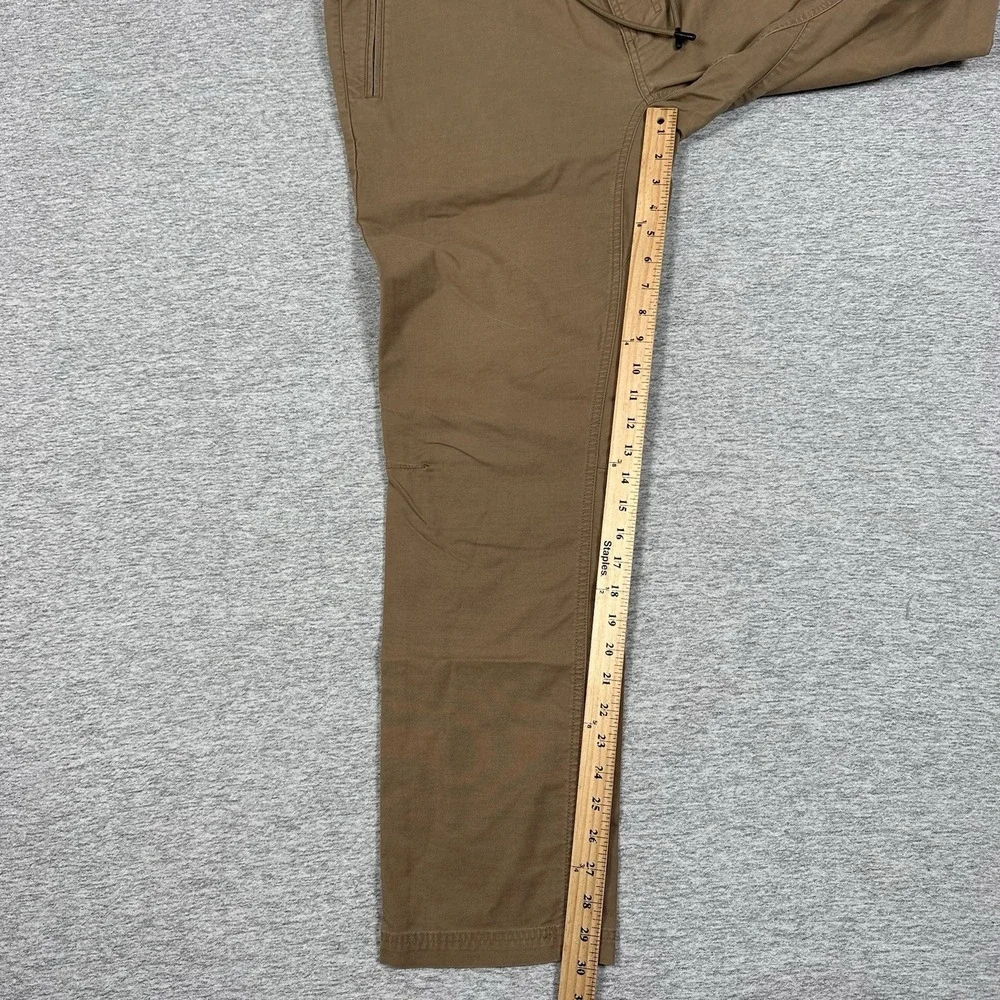 Roark Pants Mens 38 Brown Layover Traveler Everyday Zip Pockets Hiking Outdoors